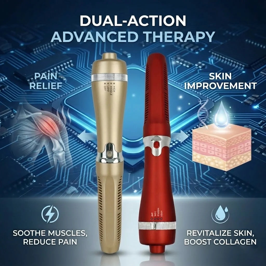 1000W Blue Light Wave Terahertz Blower Wand THZ Handheld Pain Relief Device Safe Health Care For Home Use