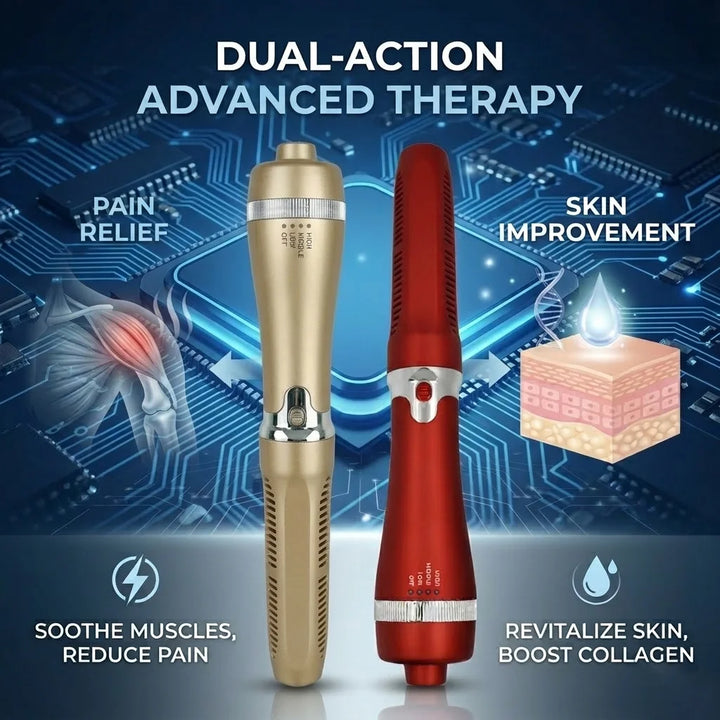 1000W Blue Light Wave Terahertz Blower Wand THZ Handheld Pain Relief Device Safe Health Care For Home Use