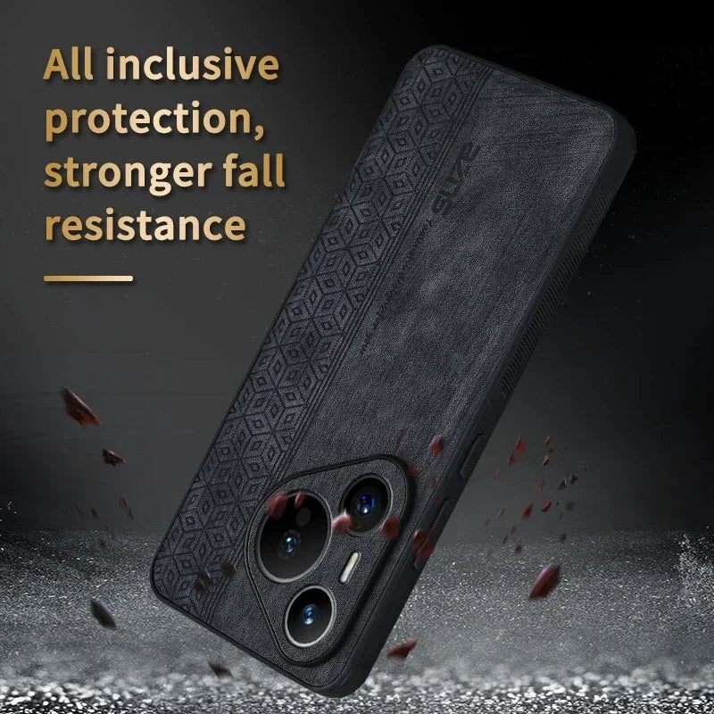 For Huawei Pura 70 Ultra Pura 70 Pro Luxury Leather Elite Shock proof Cell Phone Cases For Pura 70 Protective Phone Shell Case