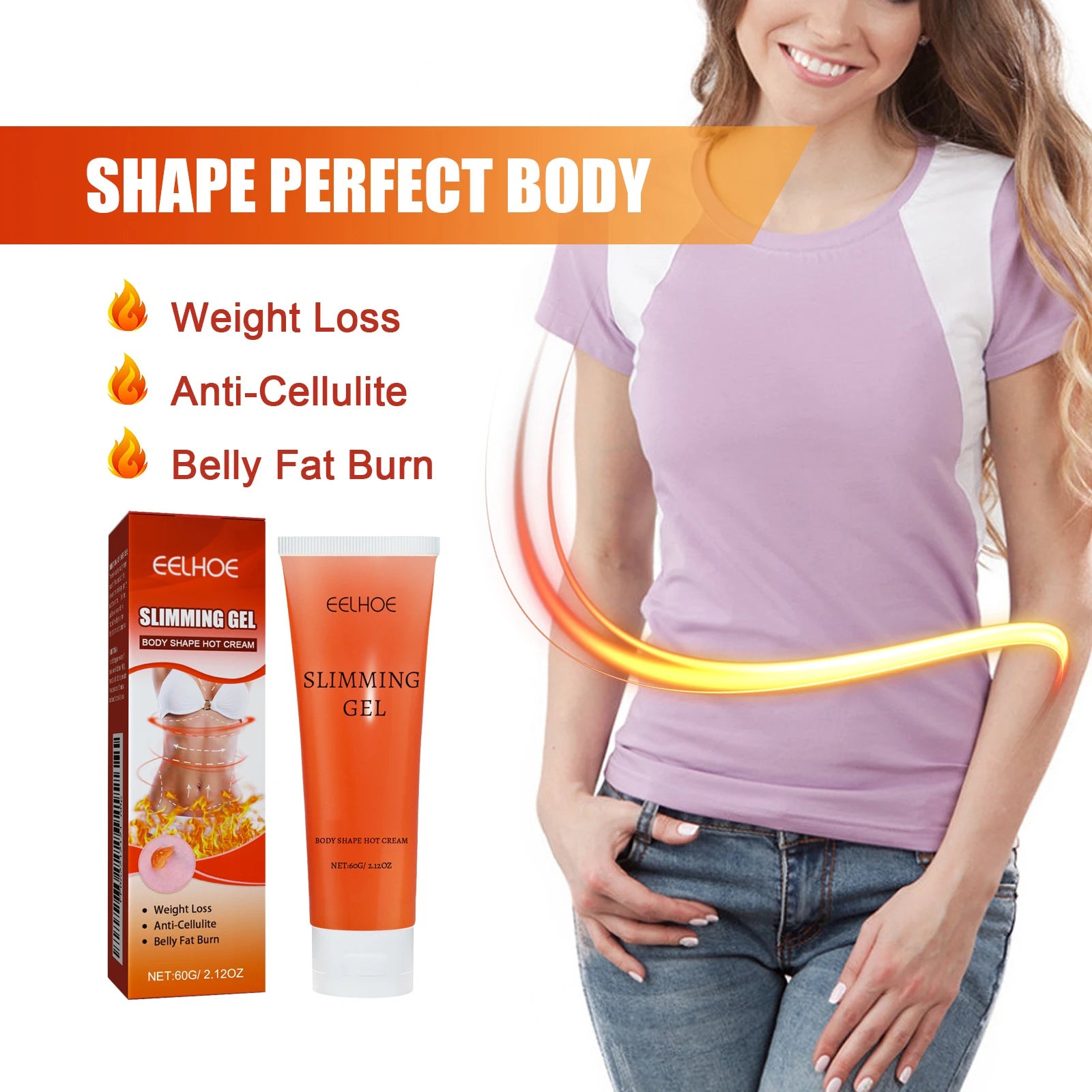 Body Light Gel - Gently care for the skin, enhance curves, improve posture, daily application gel