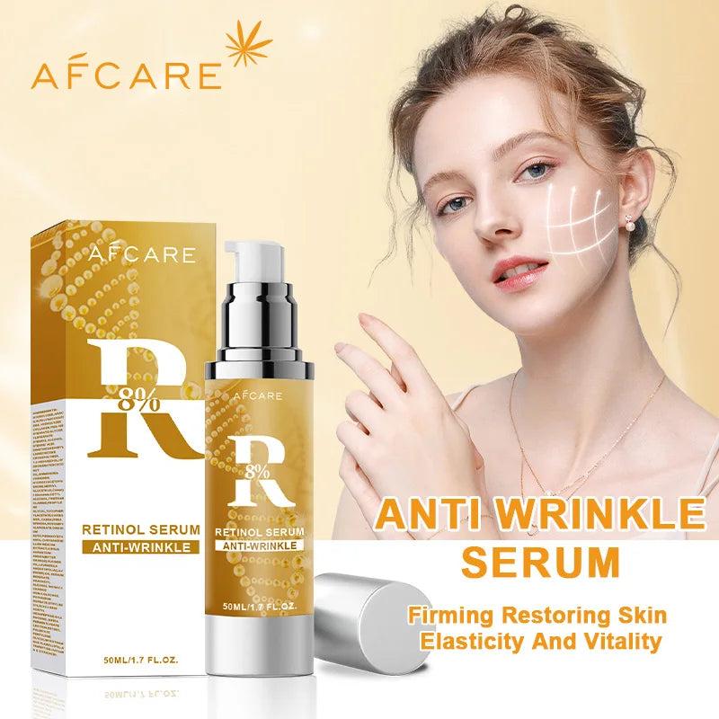Retinol Face Serum Hyaluronic Acid Moisturizing Nourish Face Essence Daily Skincare Beauty Health Skin Care