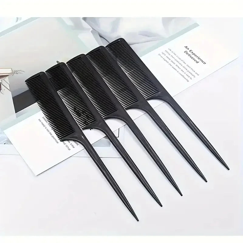 5/10/20pcs Rat Tail Comb Set, Heat Resistant Anti-Static Hair Styling Combs for Salon, Professional Hairdressing Tools Halalzen