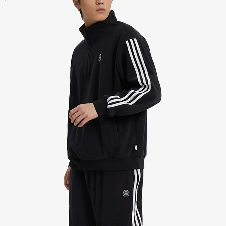 Sweat-shirt unisexe Adidas Neo authentique en polaire à col montant HN8735