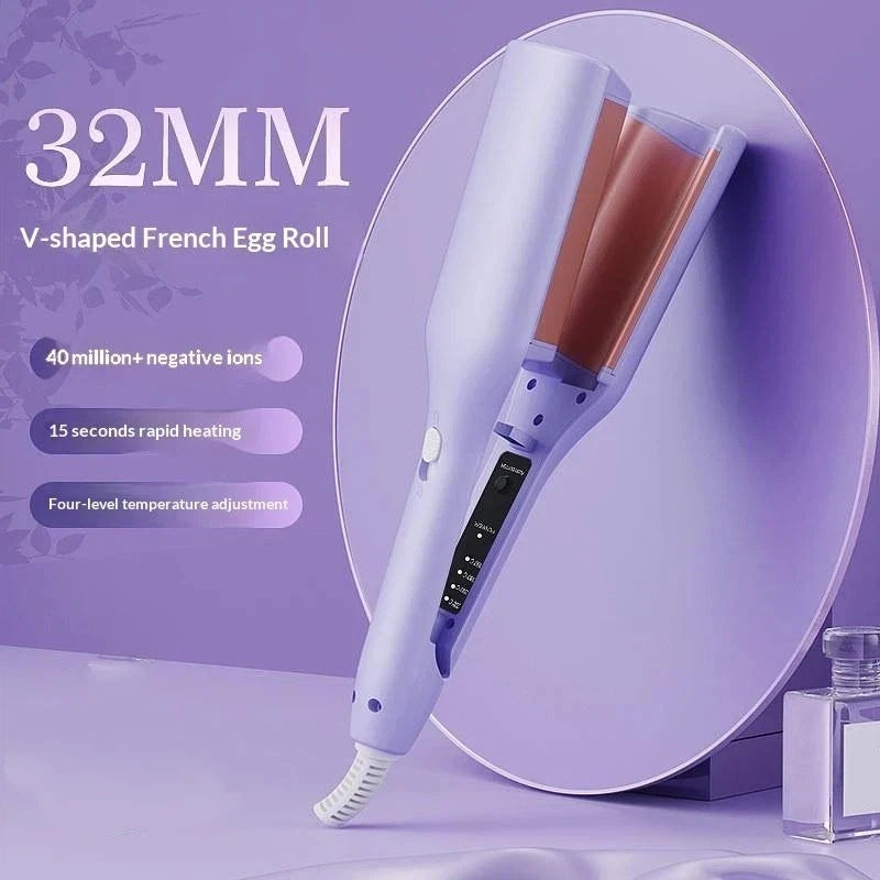 1PC Electric Hair Curler 32mm Large Wave Styling Ceramic Hair Long Lasting Curling Iron Styling Tool Curling Wand Hair Waver.