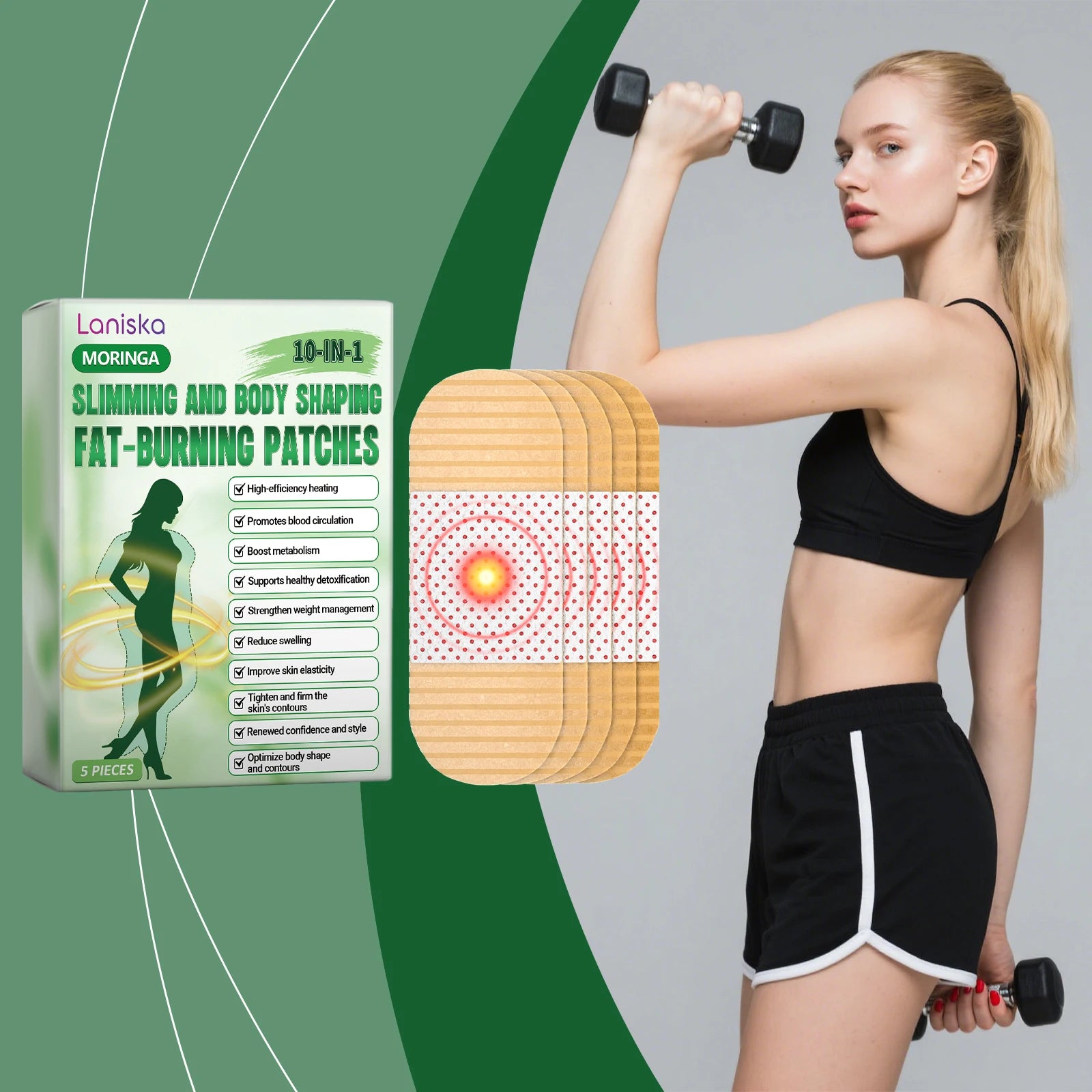 Body Care Patch - Infused with Hydrating Ingredients, Gently Moisturizes & Nourishes Skin, Daily Body Care Patch