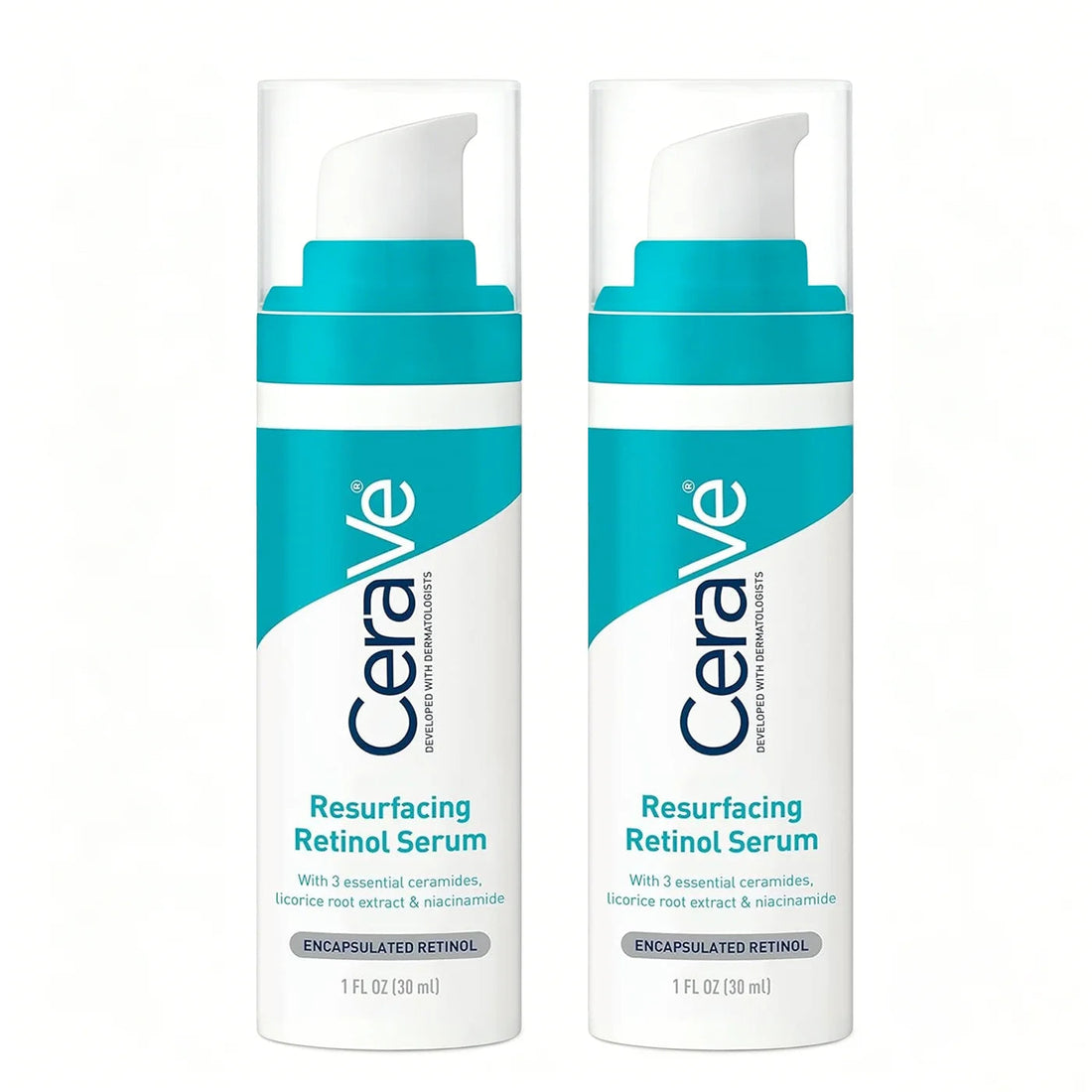 CeraVe Retinol Serum Niacinamide Licorice Root, Skin Smoothing Tone Care, Barrier Repair, Non-Comedogenic For Blemish Prone Skin Halalzen