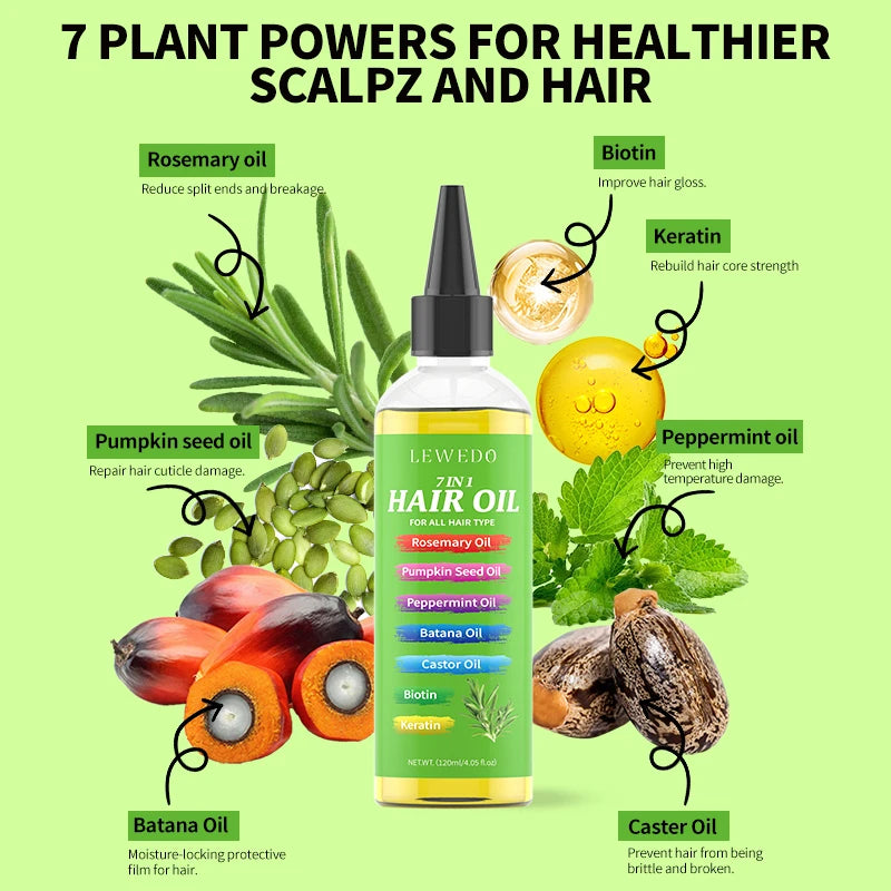 Pure Rosemary Hair Care Oil Long Lasting Hair Essential Oil Moisturizing For Hair Strengthen Scalp Deep Nourishes Repair Damaged