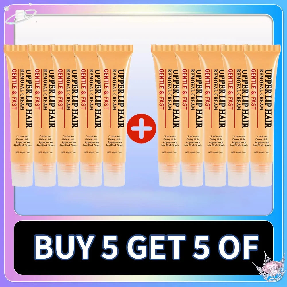 3 Minutes Fast Hair Removal Cream Painless Hair Growth Inhibitor Lip Face Arm Armpit Leg Permanent Depilatory for Men Women Care HALALZEN