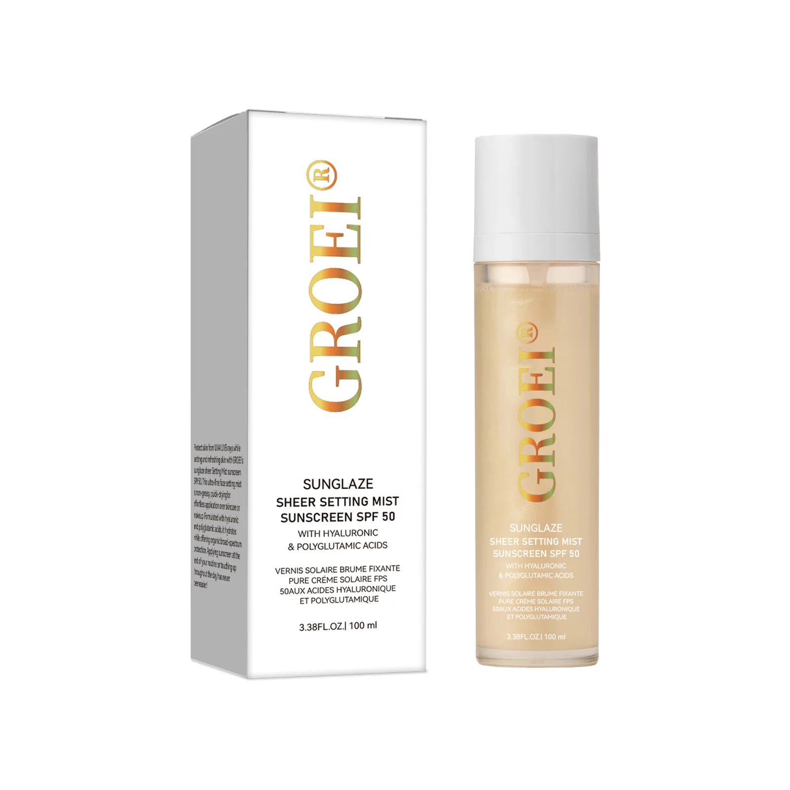 100ml Oil Free UV Setting Spray Non Greasy Anti Shine Matte Finish Pore Minimizing Long Lasting Makeup Waterproof Sweatproof