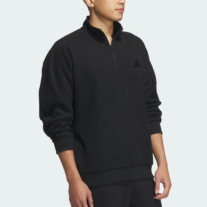 Sweat-shirt Adidas officiel authentique M MH SWEAT pour homme, demi-zip, col montant, JY6949