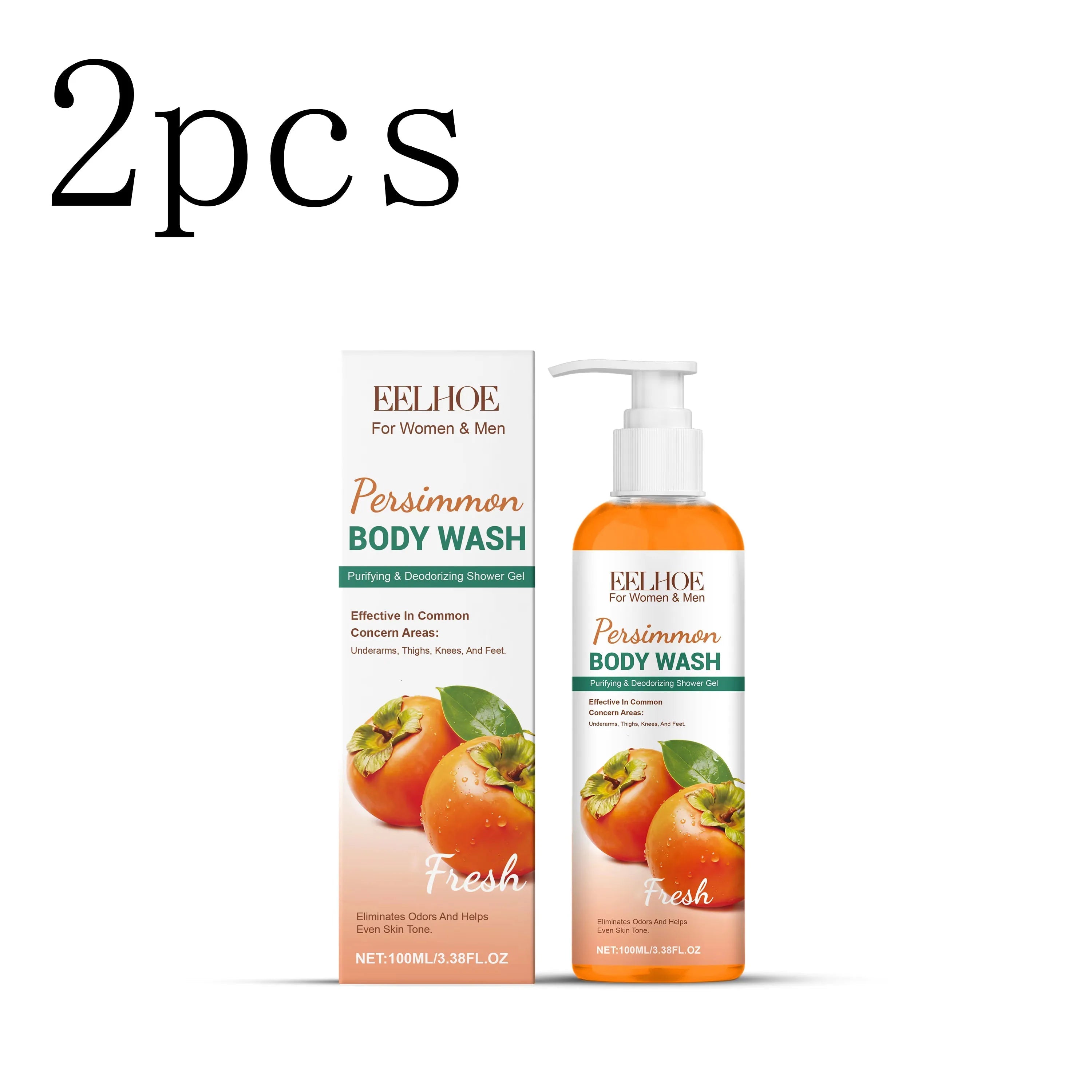 Persimmon Fresh Shower Gel cleanses body dirt and oil, leaving a refreshing feel and smooth texture. Halalzen
