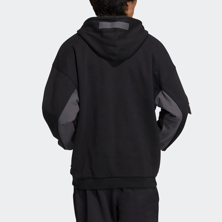 Sweat à capuche Adidas Originals officiel pour homme, en maille ample IC8157