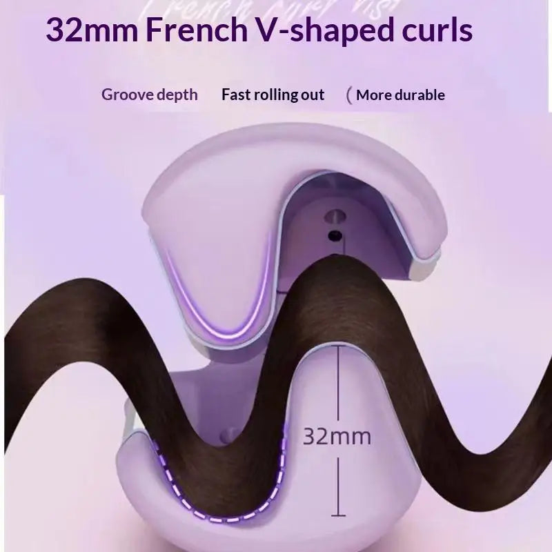 1PC Electric Hair Curler 32mm Large Wave Styling Ceramic Hair Long Lasting Curling Iron Styling Tool Curling Wand Hair Waver.