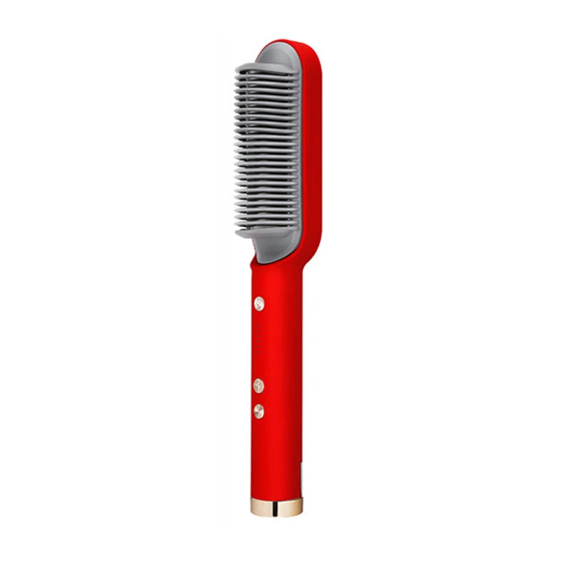 Electric Hair Straightener Brush Professional Fashion Fast Heating Ceramic Hair Straightener Halalzen