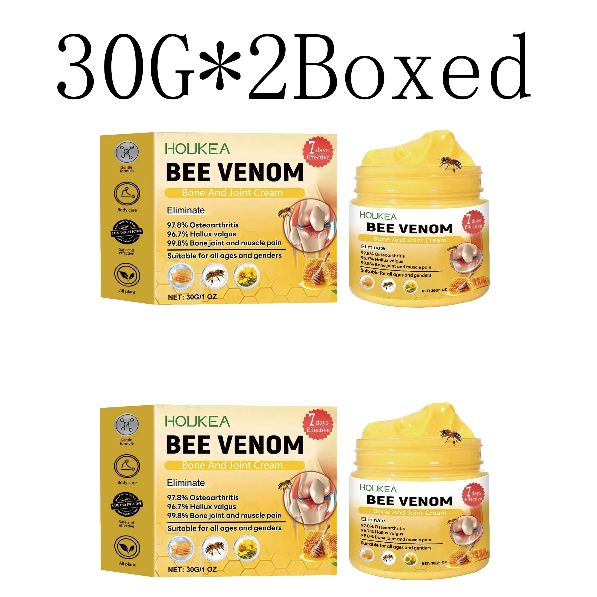 Bee Venom Joint Bone Care Cream Repair Muscle Hurt Relief Rheumatoid Pain Arthritis Treatment Body Knee Soothing Creams