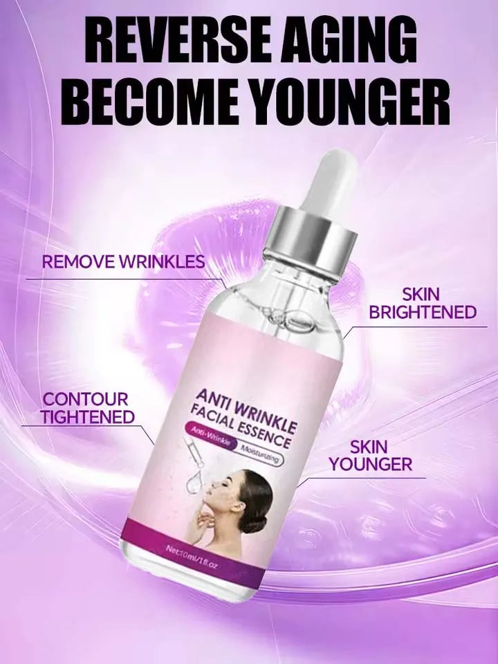 Collagen Pepide& Arginine Anti Wrinkle Facial Serum Moisturizing & Repairing Skin Fine Lines Eyes Crow's Feet Neck Wrinkles Halalzen