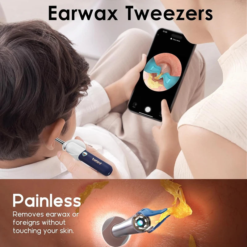 New Bebird EarSight Plus I35R Visual Ear Cleaner Bendable HD Clipable All-in-1 Earpick Earwax Removal Earpicks Ear Cleaning Tool Halalzen