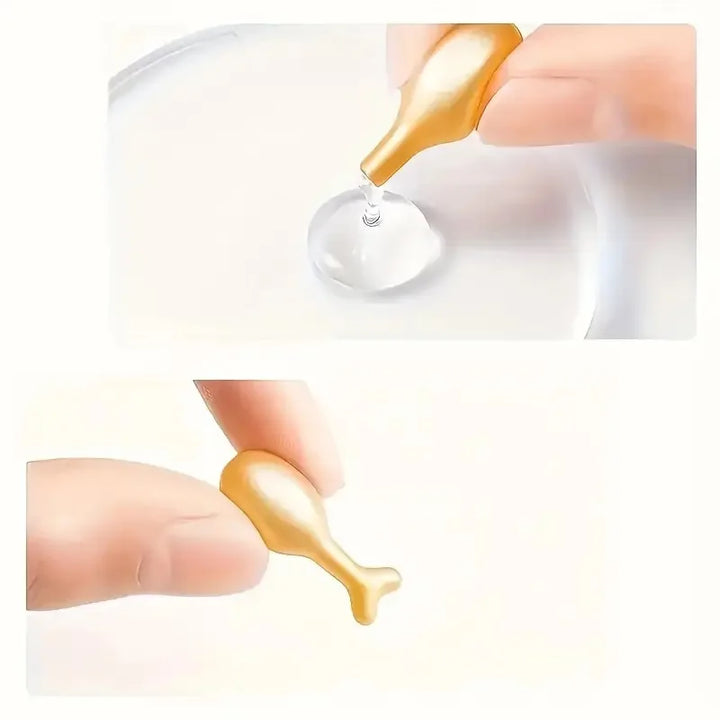 30 Hyaluronic Acid Essence Capsules — Deeply Nourishes and Moisturizes, Rejuvenates Youthful Skin, Suitable for Face and Neck to Lock in Moisture — Easy to Carry, Use Anytime, Perfect for Travel