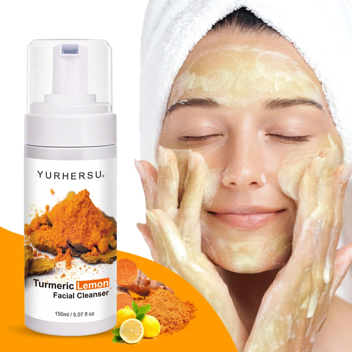 Turmeric foam facial cleansing: Say goodbye to darkness and welcome brightness Halalzen