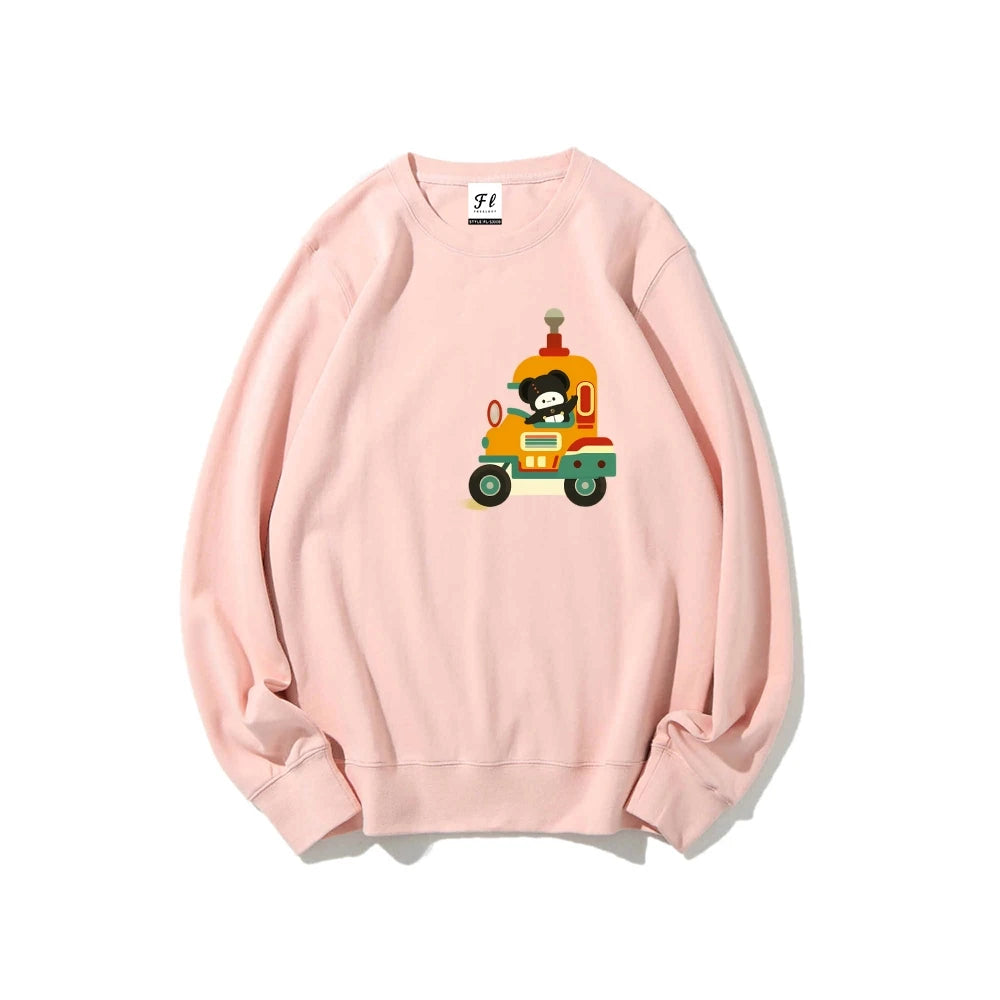Women's Sweatshirts Hoodies Y2K Clothing With Toy Graphic Street Fashion Sweater Casual Loose Fit Unisex Winter Style