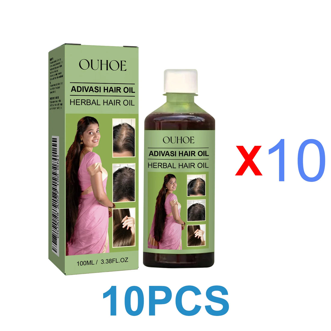 Herbal Hair Oil Nourishing Scalp Treatment Strengthening Serum For Dry Damaged Hair Vitamin E Ginger Root Extract Smoothing Frizz Deep Conditioning Moisturizing Anti Breakage 100ml