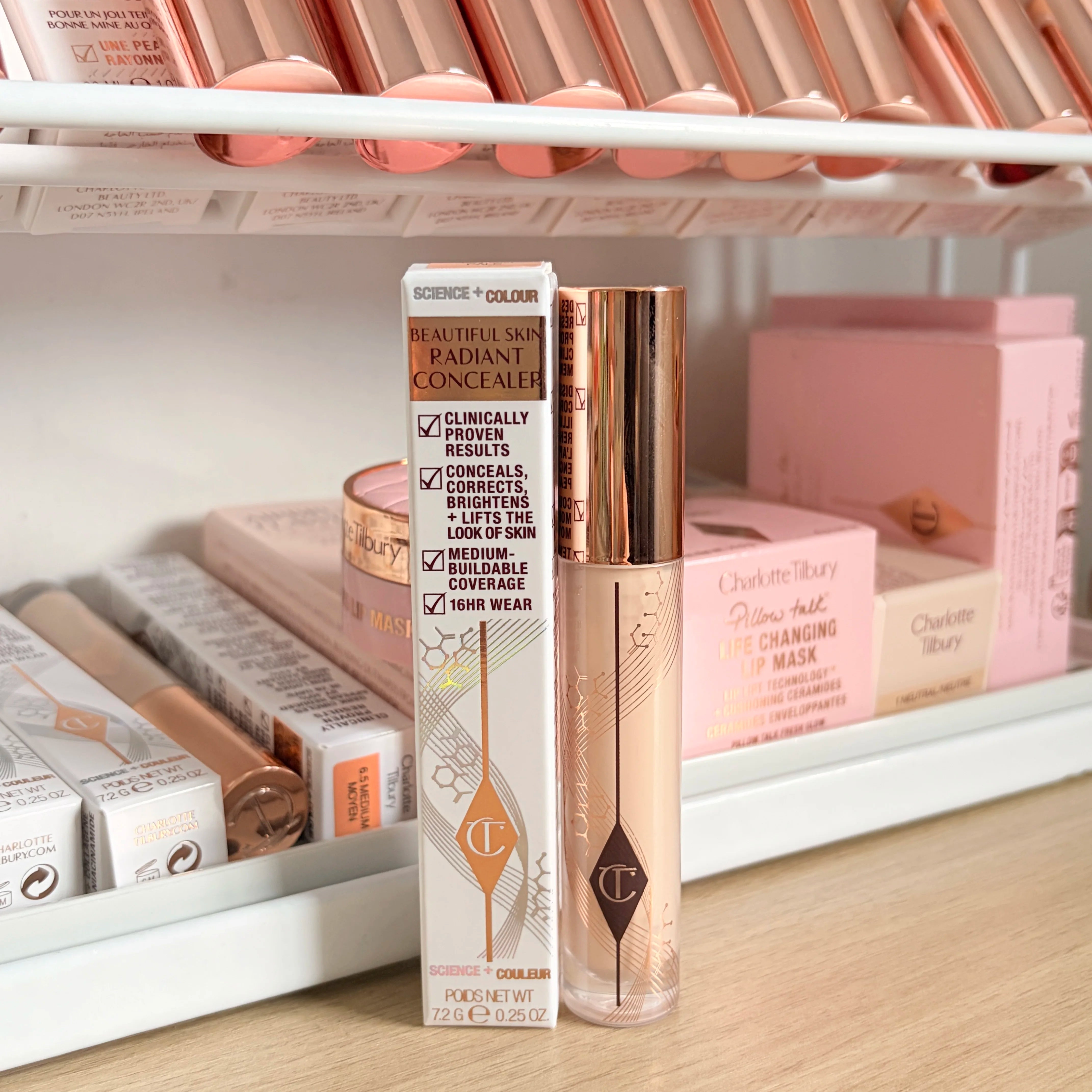 Charlotte Tilbury Airbrush Flawless Blur&beautiful Skin Radiant Concealer Unreal Skin Sheer Glow Tint Hydrating Foundation Stick