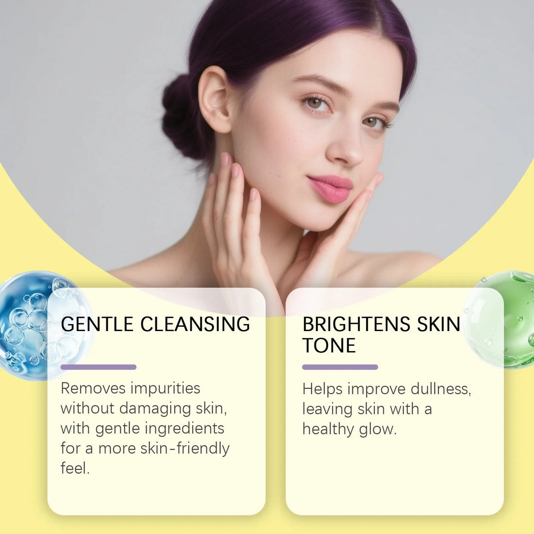 Turmeric Vitamin C Facial Cleanser Cleansing Refreshing Moisturizing for Soft Smooth Skin Purifying Brightening Facial Cleanser Halalzen