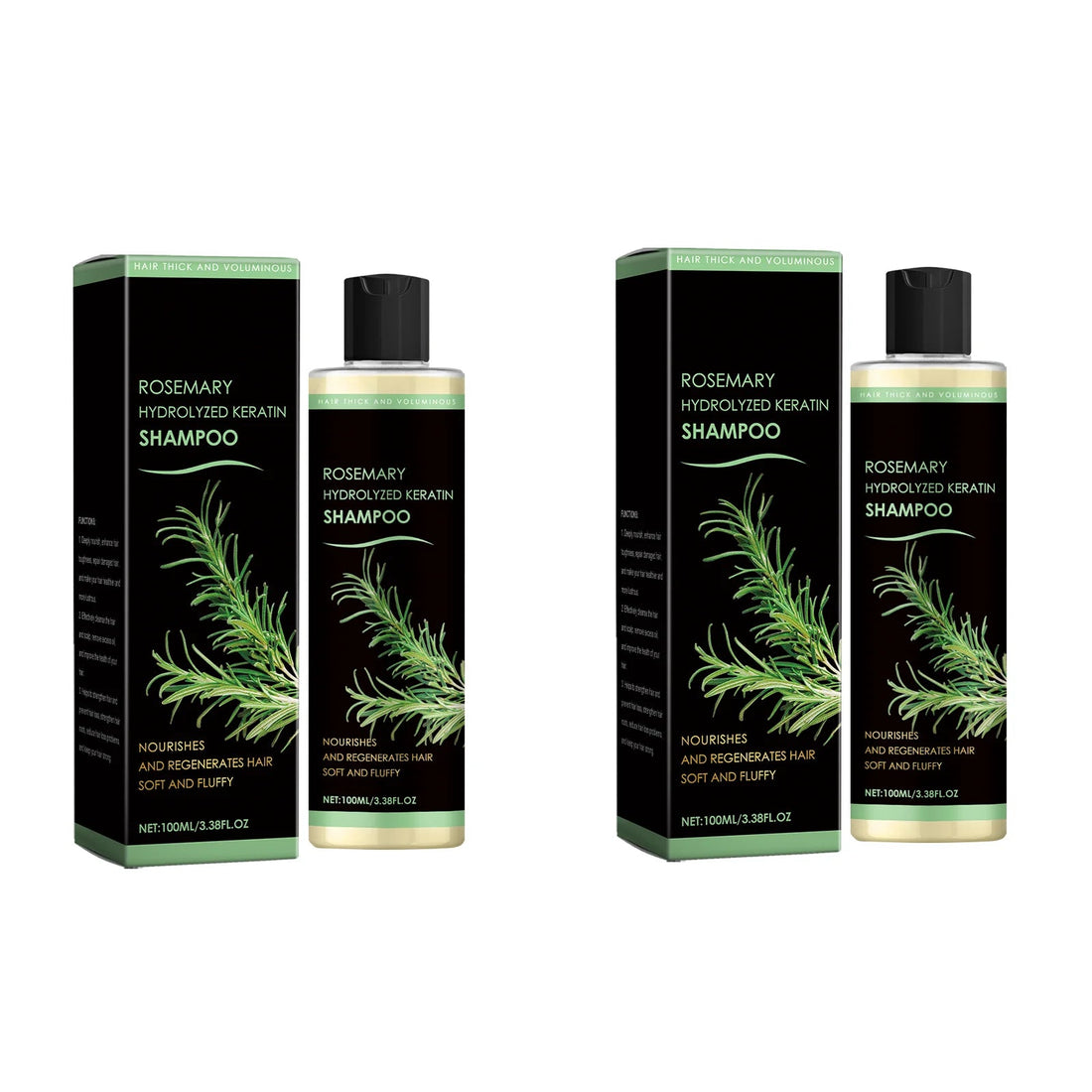 Rosemary Natural Shampoo Hair Thickness Loss Deep Nourishing Scalp Care Strengthen Repair Damaged Oil Control For Men Women Halalzen