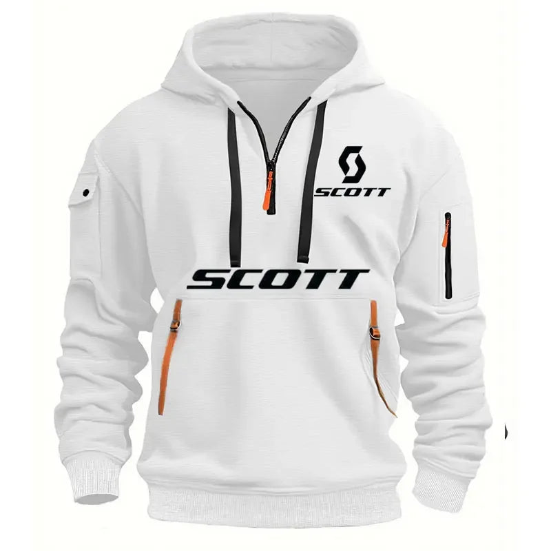 New autumn and winter men's fitness fashion printed sweatshirts, men's loose sweatshirts, hoodies and plus-size sportswear