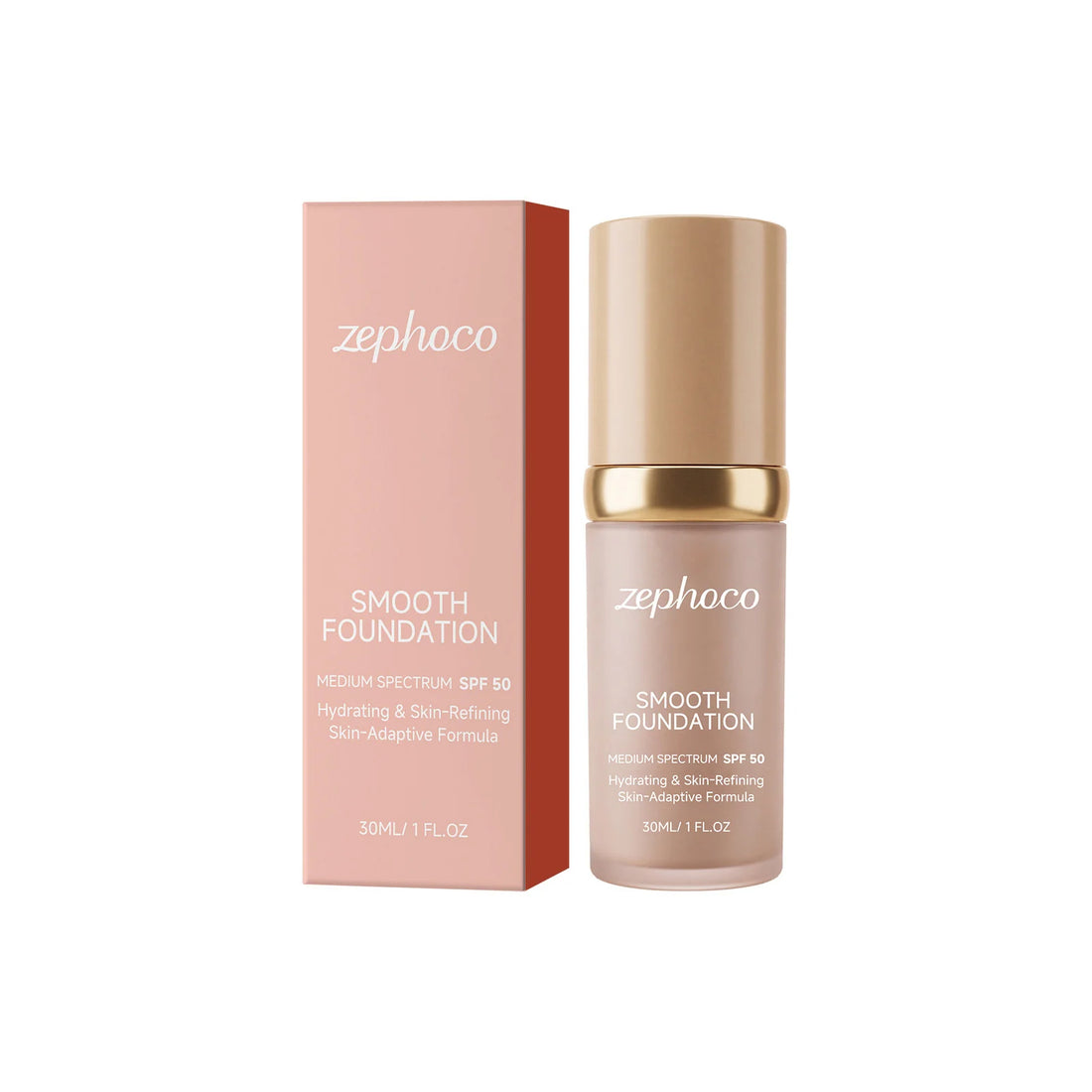 Color Changing Foundation Liquid SPF50 Sunscreen Full Coverage Concealer Hydrating Brightening Waterproof Professional Cosmetics