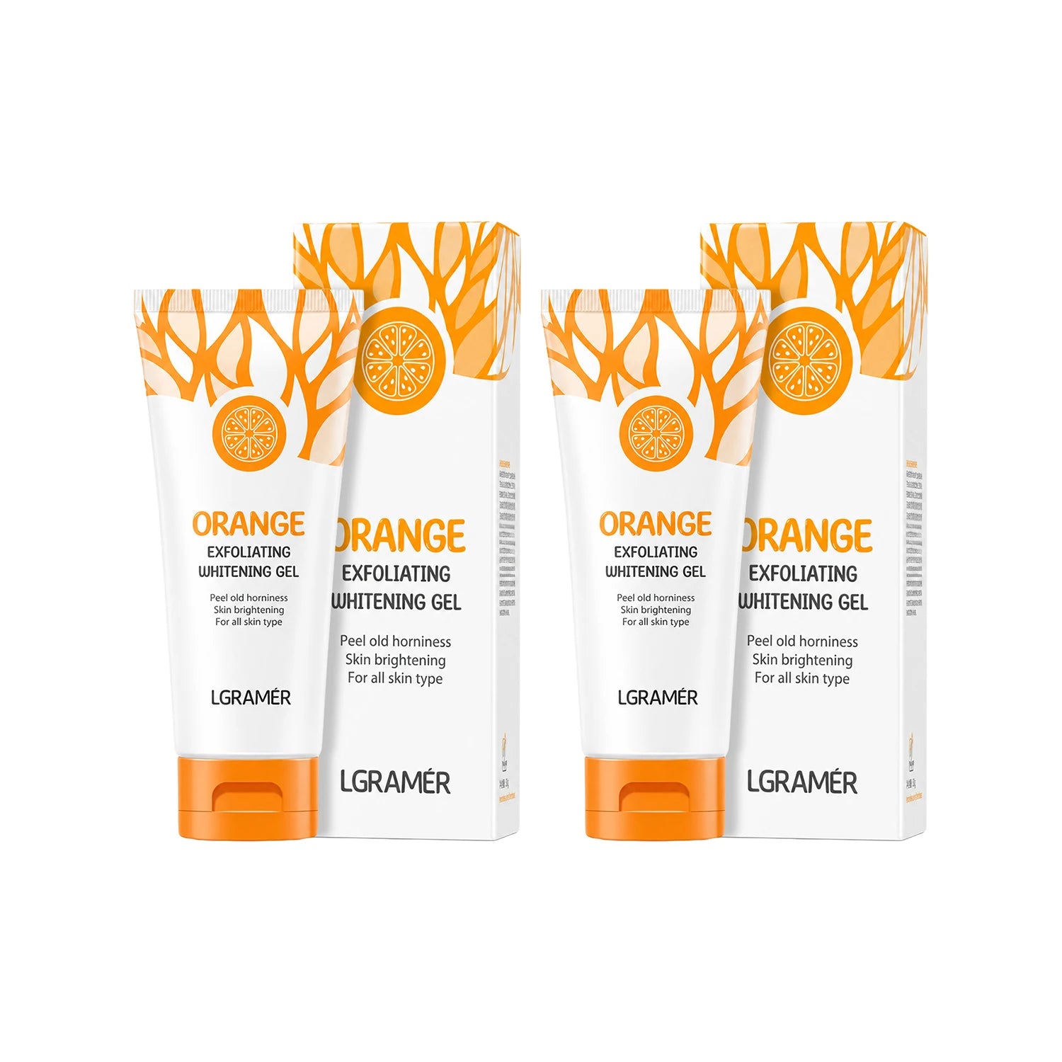 50g Orange Exfoliating Gel Dead Spot Remover Brighten Peeling Gentle Repair Scrub Whiten Moisturizer Hydrating Korean Skin Care