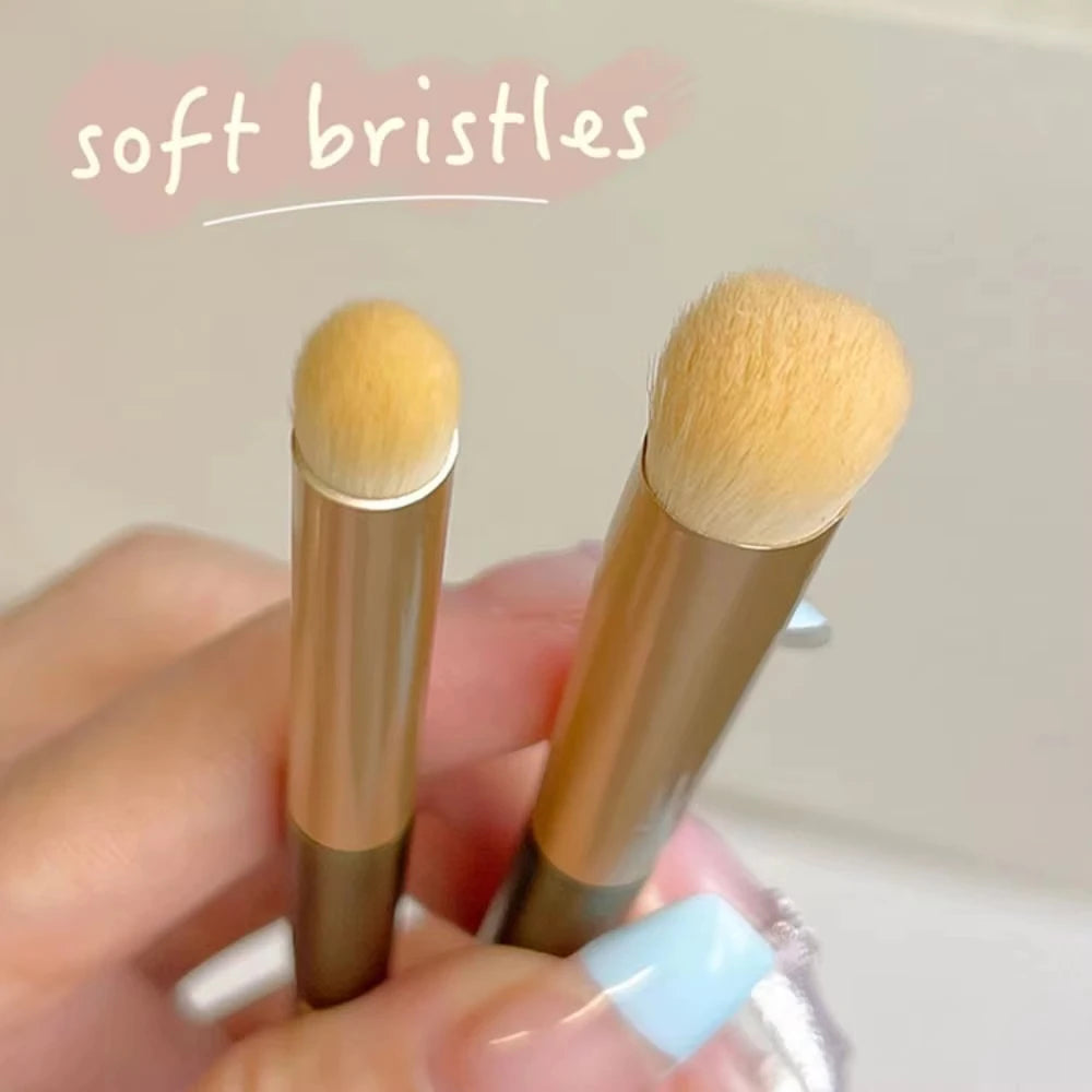 GECOMO Round Head Lip Brush Lipstick Coloring Smudge Brush Concealer Brush Lip Makeup Brush Multi-function Beauty Tool Halalzen