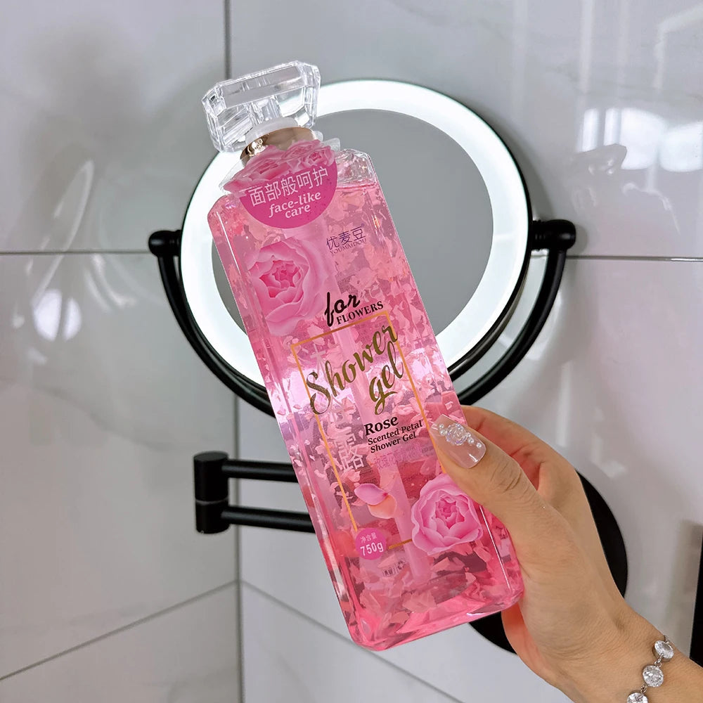 Fruit Flavored Bubble Fragrance Shower Gel Mango Skin Rejuvenation Moisturizing Body Bath Wash Oil Control Peach Long Lasting Halalzen