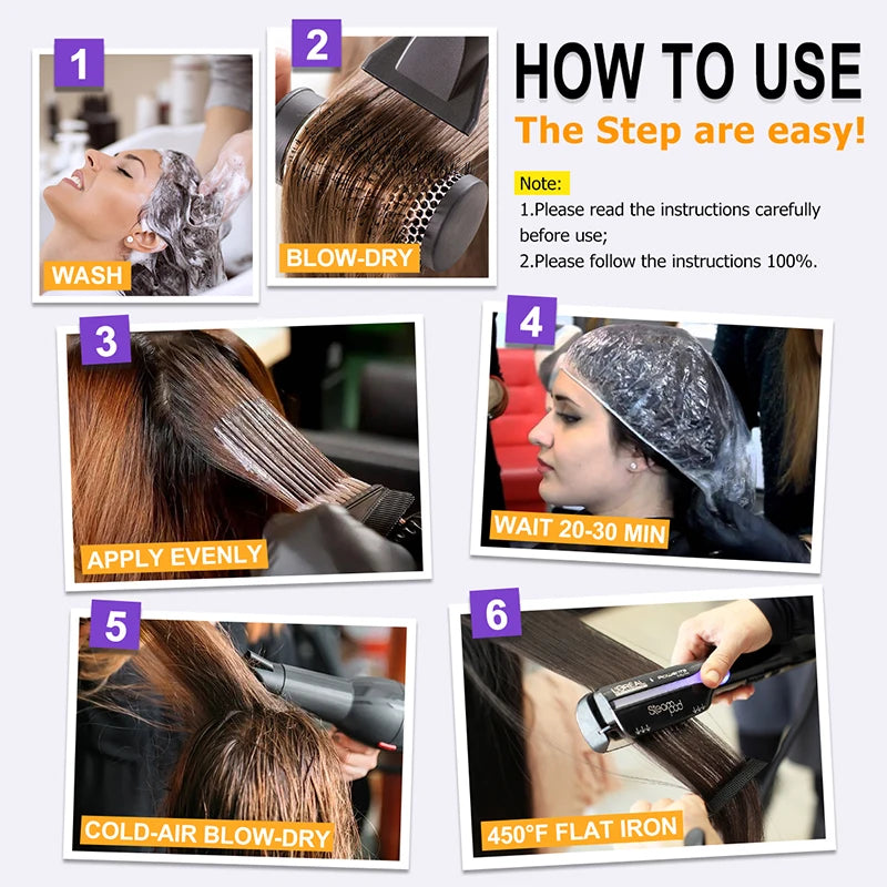 PURC Brazilian Keratin Treatment Straightening Hair Keratin For Deep Curly Hair Treatment Wholesale Hair Care Products PURE