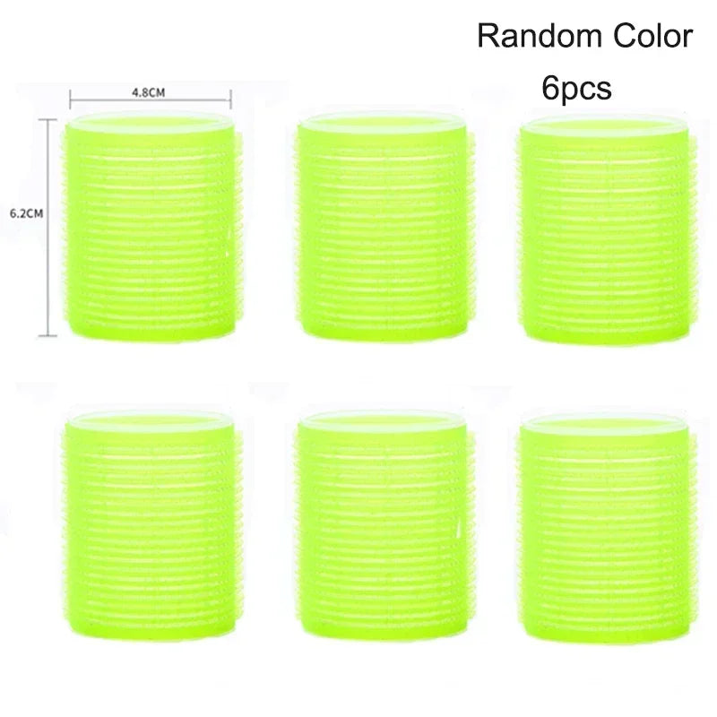 Hair Rollers Self Grip Hook Hair Curlers Heatless Roller Salon Dressing Curlers Jumbo Size Sticky Hair Styling Tools Halalzen