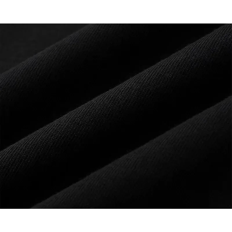 Classic Design Oversizied Hoodies with Tag Men's Cotton Casual Vintage Streetwear Women's Rubber Letter Logo Sweaters Tops Sets