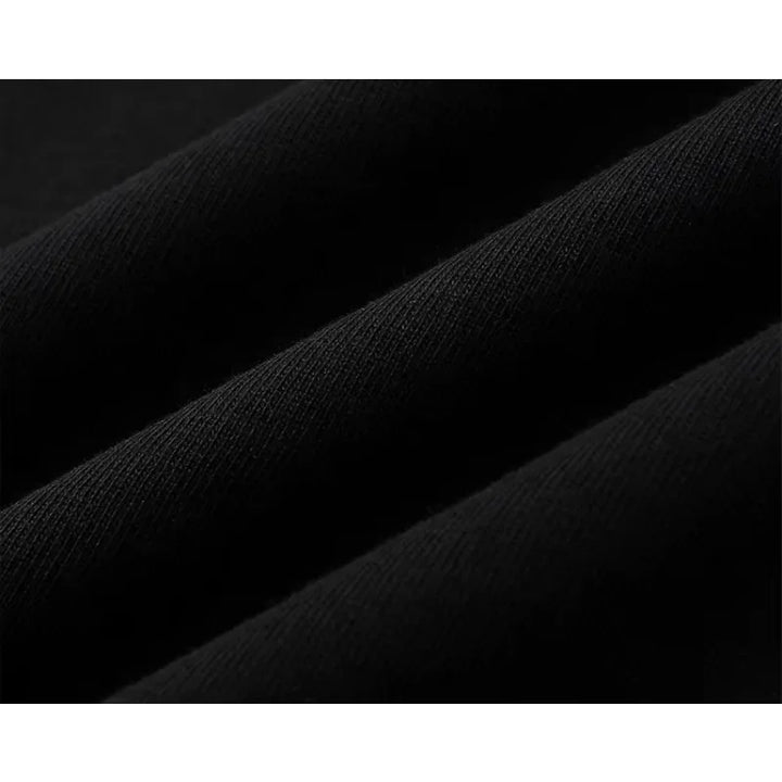 Classic Design Oversizied Hoodies with Tag Men's Cotton Casual Vintage Streetwear Women's Rubber Letter Logo Sweaters Tops Sets