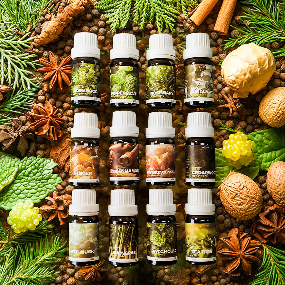 Patchouli Oil 10ml Skincare Natural Aromatherapy Essential Oil for Massage Bath Soap Bath Makers Making Gifts