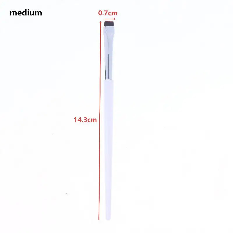 1 Pc Flat Head Lash Perm Brush Professional Eyelash Lamination Lifting Separating Styling Tool For Extensions Halalzen