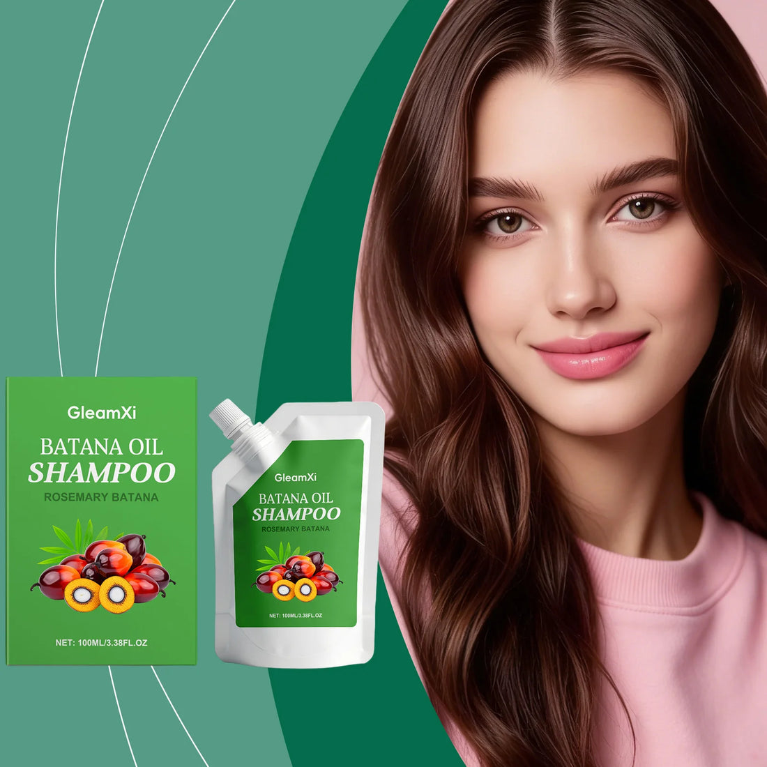 Batana Oil Shampoo - Nourishing Scalp, Smooth and Voluminous Hair, Daily Gentle Shampoo with Lasting Fragrance