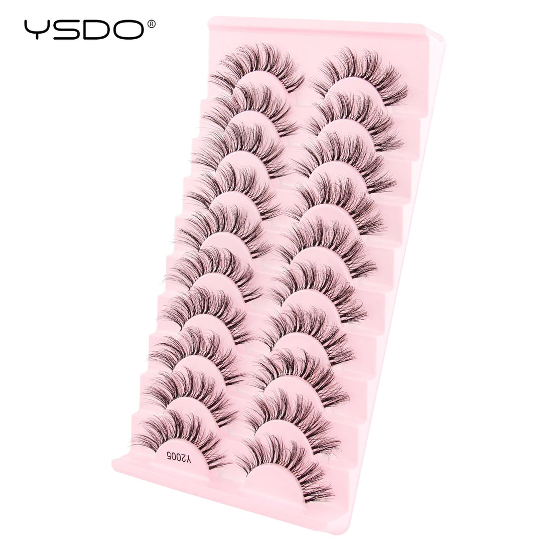 YSDO Half Eyelashes 3/10 pairs Natural Full False Eyelashes 3d Lashes  Cat Eye Fake Eyelashes Extension Faux Cils Makeup Tools Halalzen