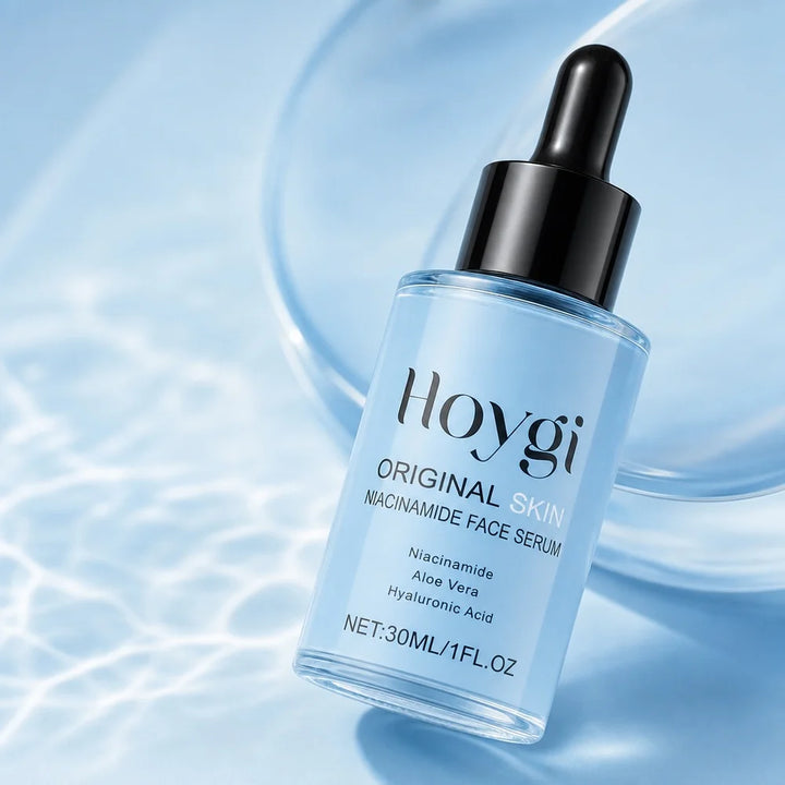 Ship From US Niacinamide Face Serum 30ml Anti Wrinkle Serum Aloe Vera Hydrating Brightening Skin Care For Women Sensitive Skin Dropper Bottle