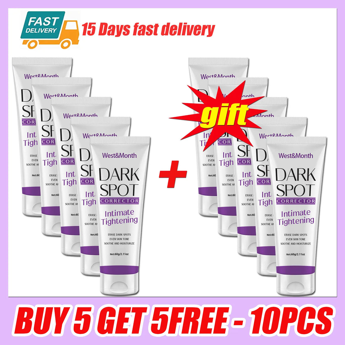Body Brightening Lotion Dark Spot Remover For Underarms Knees Elbows Melanin Bleaching Lightening Skin Moisturizing Cream 60g