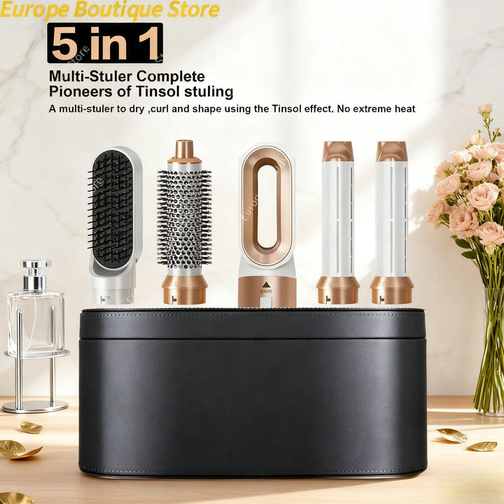 Professional 5 in 1 Hair Dryer Hot Air Comb Curler For Dyson Airwrap Hair Dryer Styling Tool Hair Straightener Hairdressing Tool