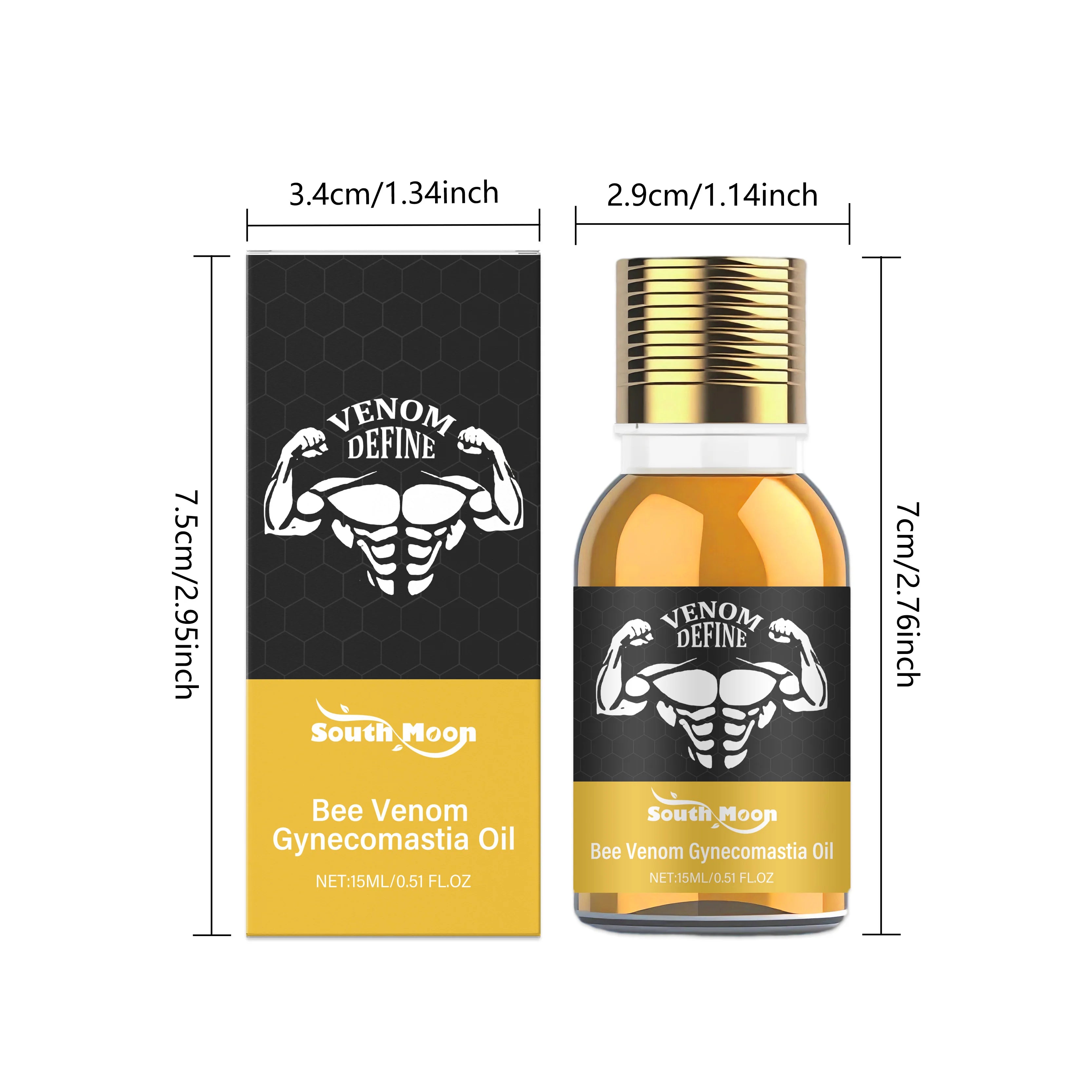 Bee Venom Gynecomastia Oil For Men Breast Shaping Breast Massage Serum Breast Tighten Oil Male Skin Body Moisturizing Care