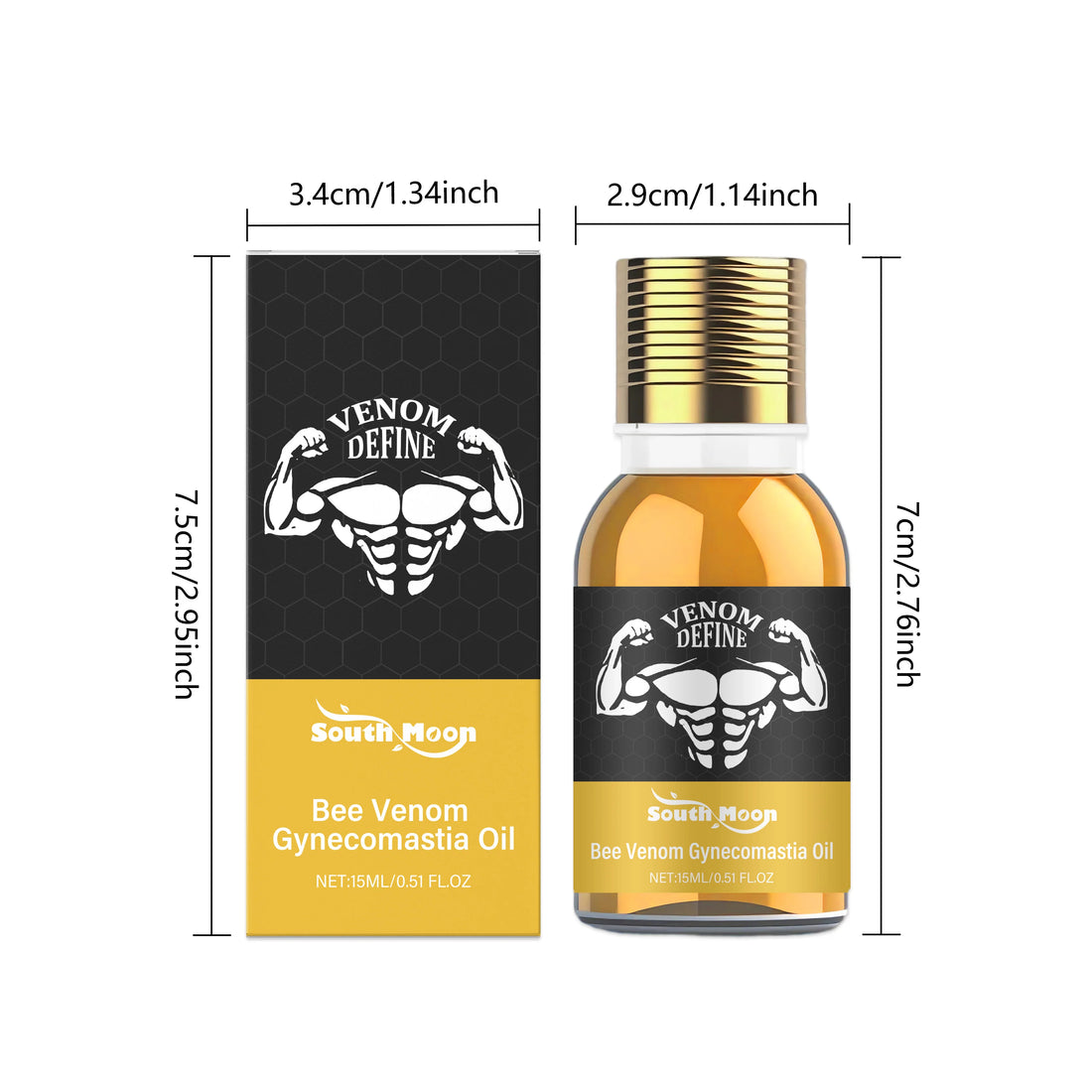 Bee Venom Gynecomastia Oil For Men Breast Shaping Breast Massage Serum Breast Tighten Oil Male Skin Body Moisturizing Care