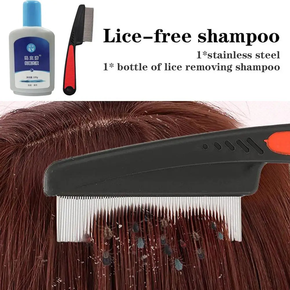 100ML Anti lice shampoo set Nourishing Soft Fluffy Repair Roots kids Promotes Dense Growth Strengthens Hair Care 1set 2026