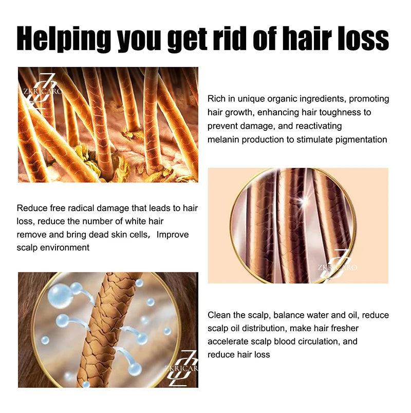 Nourish the Scalp, Promote Vigorous Hair Growth