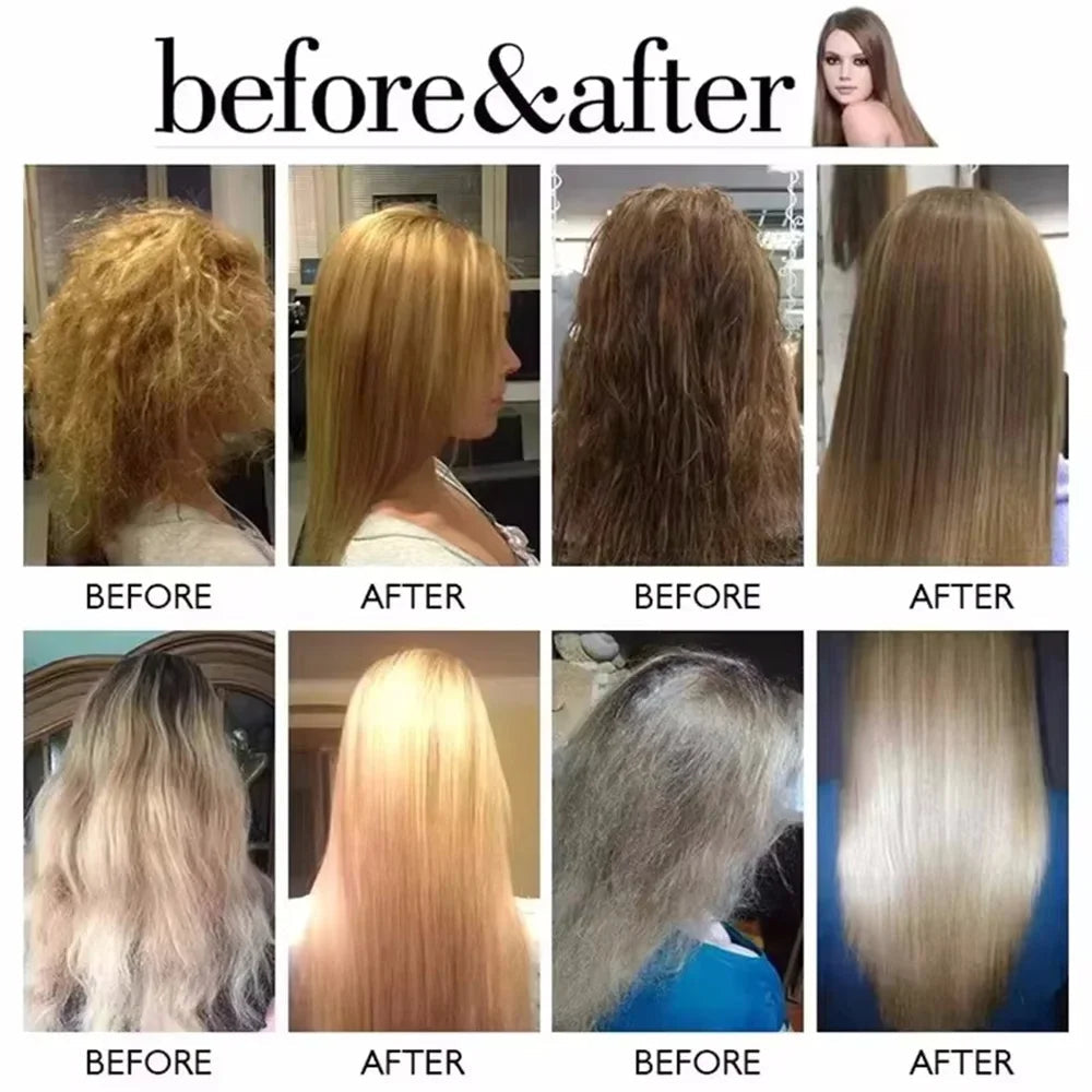 5 Seconds Keratin Hair Mask, Magical Repair for Dry Frizzy Damaged Hair,Deep Moisturize&Nourishing Treatment for Soft Shiny Hair Halalzen