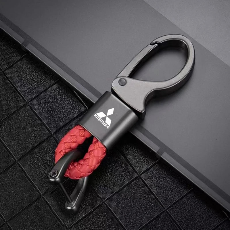 4 Color Car Keychain Aluminum Durable For Mitsubishi EVO ASX Lancer Pajero Outlander L200 Lancer Auto Accessories